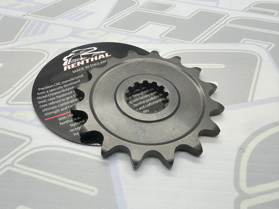 NUEVO piñón delantero Renthal para Kawasaki KLE650 versiones 650 2007-2022 16T 16 dientes Foto 1 de 1