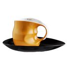 Colani Kaffeetasse mit Untertasse Cappuccino Tasse Becher Kaffeebecher 0,2l