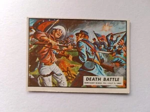 1962 Civil War News Card Topps A&BC - #47 Death Battle - Bild 1 von 2