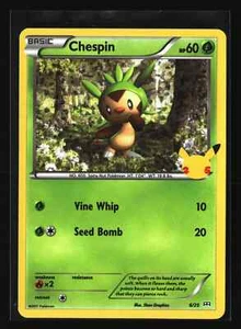 McDonald's 25th Anniversary Promos #006/025 Chespin Holo - Picture 1 of 2
