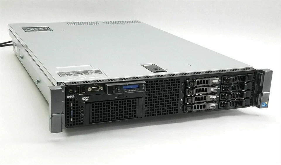 Servidor Dell PowerEdge R710 1x CPU Intel Xeon E5606 2,13 GHz 24 GB de RAM sin HD Foto 1 de 4