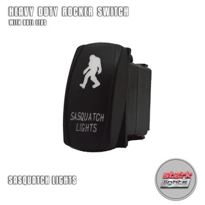 Laser Etched 5Pin LED Rocker Switch Dual Light 20A 12V ON OFF - SASQUATCH LIGHTS - Bild 1 von 14