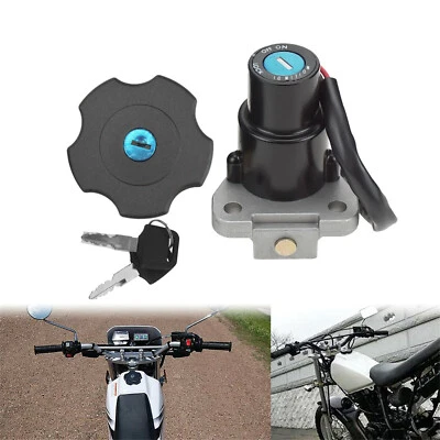 Clé de verrouillage du contacteur d'allumage gaz combustible pour Yamaha XT600 - Photo 1/4