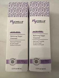 Lot of 2 New Boxes Ageless Refining Sugar Cleanser 2.3 Oz MyChelle Dermaceutical