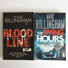 Blood Line & The Dying Hours by Mark Billingham 2 x DI Tom Thorne Paperback