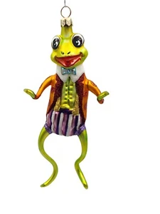 Slavic Treasures Mr Happy Hoppy Frog Halloween Tree Ornament 99-146-A-FB - Picture 1 of 8