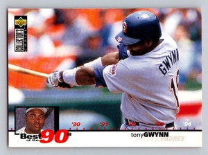 1995 Upper Deck Collector's Choice Gold Signature #61 Tony Gwynn SP