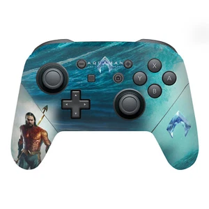 AQUAMAN AND THE LOST KINGDOM GRAPHICS VINYL SKIN NINTENDO SWITCH PRO CONTROLLER - Zdjęcie 1 z 6