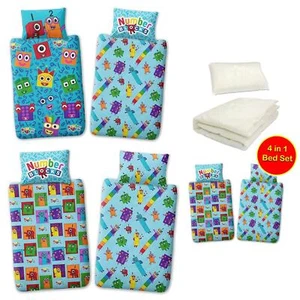 Juegos de funda nórdica Number Blocks Meet the Numbers - paquete individual junior 4 en 1 - Imagen 1 de 11