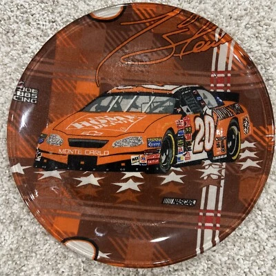 TONY STEWART #20 8" PLATO NASCAR COLECCIONABLE Home Depot Orange Race Foto 1 de 4
