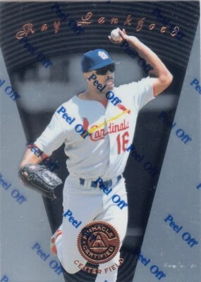 1997 Pinnacle Certified - #13 Ray Lankford- w/ coating intact- Cardinals - Image 1 of 2
