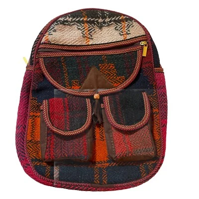 Auténtica Mochila Unisex Boho Kilim Camping Bolso Tejido (4x12x16) Foto 1 de 4