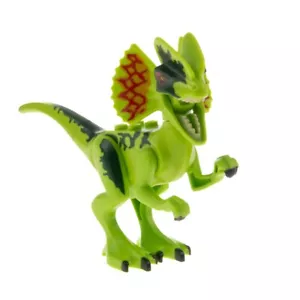 1X Lego Animal Dinosaur Dilophosaurus Lime Green First Version Dino 75916 Dilo01 - Picture 1 of 2