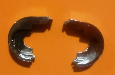 Klappen Scharniere Nabenkappen Samsung Nc 10 NP-NC10 Cover Pair Silber - Bild 1 von 3