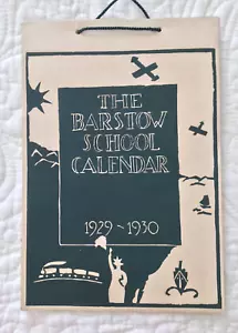 The Barstow School Calendar 1929 Original Block Prints by Students ~ Kansas City - Picture 1 of 16