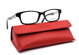 New Guess GU2785/V 001 Black Authentic Eyeglasses Frame RX 54-14 w/chain - Picture 1 of 12
