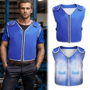 Summer Cooling Vest with Ice Pack Breathable Outdoor Resis✨y Heat Vest Cool G5A3 - Picture 1 of 15