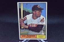 Vic Power #255 - 1961 Topps - Cleveland - VG/EX Condition