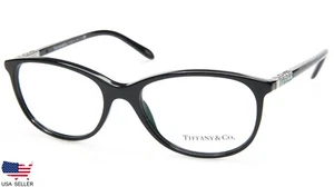 NEW TIFFANY & Co. TF 2083 8001 BLACK EYEGLASSES GLASSES 53-17-140 B40mm Italy - Picture 1 of 12