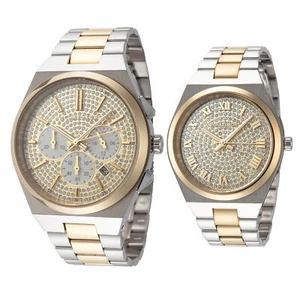 Michael Kors Unisex Lennox 33mm Quartz Watch MK7503SET - Picture 1 of 1