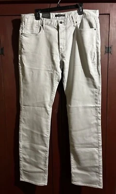 John Varvatos The Bowery Slim Straight Denim Jeans Stone Grey Size 36 - NWT - Image 1 of 4