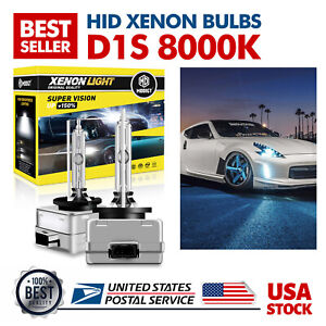 2X D1S 8000K HID Xenon Headlight Bulbs Set For Mercedes-Benz C350 2008-2014