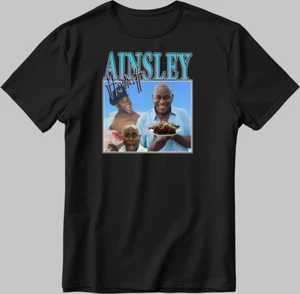 Camiseta Ainsley Harriott manga corta blanca-negra hombre/mujer KA31 - Imagen 1 de 6