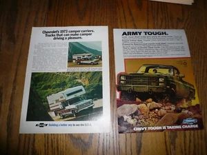 Publicidad impresa de camionetas Chevrolet - dos - garaje 1951 - Imagen 1 de 1