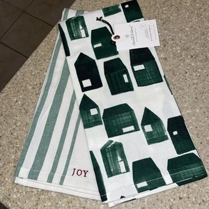 *NEU* Herz & Hand mit Magnolie 2er Set Küchentücher - Bild 1 von 3