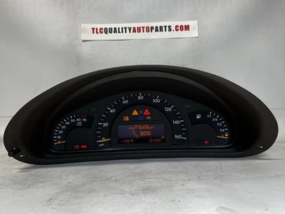 2001-2004 Mercedes-Benz W203 C230 C240 C320 Instrument Cluster 155k Mi *Read* - Image 1 of 4