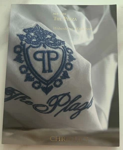 The Plaza Hotel New York Wed, March 15, 2006 Christie’s Auction #1692 Catalog - Picture 1 of 1