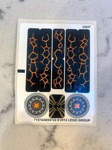 LEGO STICKER SHEET for 9444 Cole's Tread Assault, New & Genuine! - Picture 1 of 1