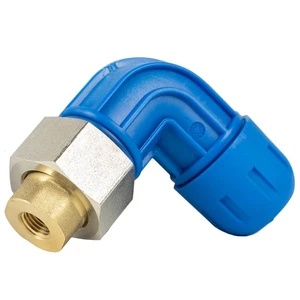 F1093 3/4" x 1/2" NPT Reducing Elbow Rapid Air FastPipe 90 Degree Fitting - Picture 1 of 7