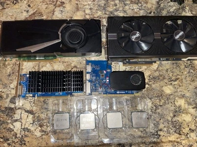 GPU RYZEN LOT 4 CPUs + 4 GPUs - Image 1 of 4