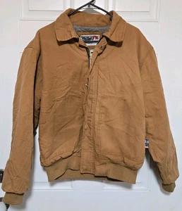 Walls FR Jacket Mens Size Medium Regular Flame Resistant Coat Workwear Brown  - Picture 1 of 8