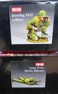 king &country 54mm VN130/146 American soldiers firing prone 2 figs 2022 MIBoop - Bild 1 von 3