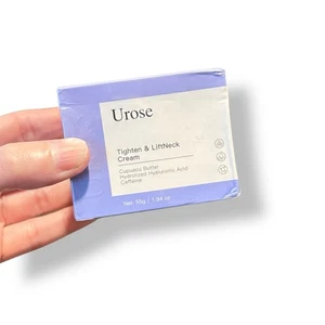 Crema para el cuello Urose Tighten & Lift 1,94 oz nueva en caja cafeína ácido hialurónico - Imagen 1 de 5