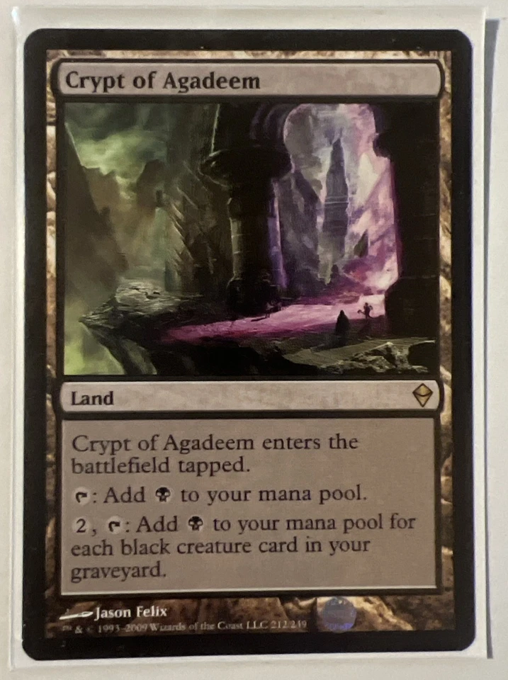 Crypt of Agadeem Zendikar Regular MTG - Image 1 of 1