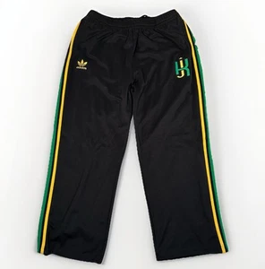 RARE Adidas Vintage Retro Track Pants KJ Kingston Bottoms XL Rasta Jamaica 2006 - Picture 1 of 16