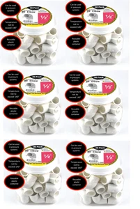 (180) pack White 90 Degree Elbow Fitting 1/2 in x 1/2 in PVC Schedule 40 slip - Picture 1 of 2