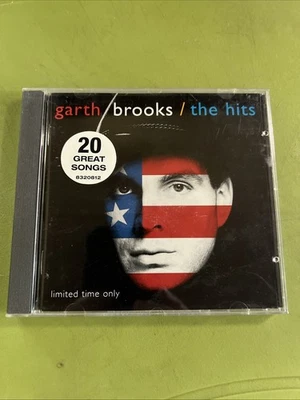 RARE Garth Brooks - The Hits - 20 Song Promo CD Free Shipping UK Pressing Foto 1 de 3
