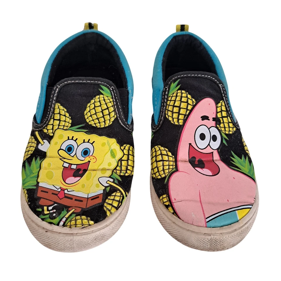 Bob Esponja Pantalones Cuadrados Patrick Zapatos Sin Cordones Niños Talla 11 Tenis Foto 1 de 4
