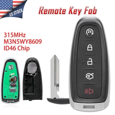 Llavero remoto para coche Lincoln MKX Smart Prox 2011 2012 2013 2014 2015 2016 2017 Foto 1 de 4