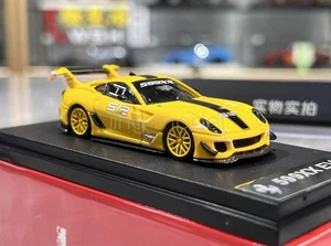 LS 1:64 Scale Yellow #512 599XX EVO Sports Model Diecast Metal Gifts Collection - Picture 1 of 9
