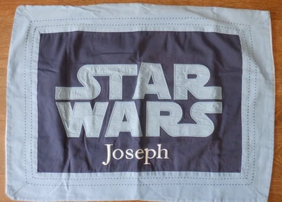 Pottery Barn Kids Star Wars Pillow Sham ~ Monogrammed Joseph - Image 1 of 3