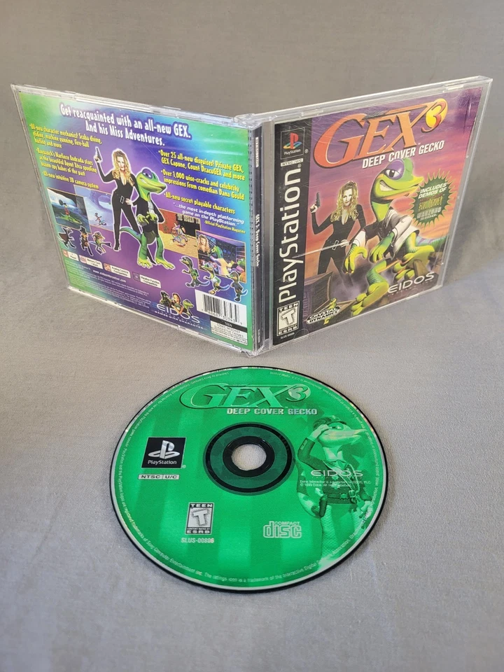 Gex 3: Deep Cover Gecko, PS1, Complete, Authentic! - Image 1 of 1