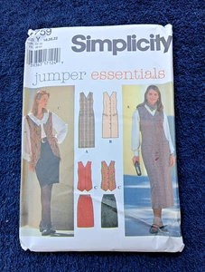 Simplicity #0759 UNCUT FACTORY FOLD NEU Größe 6, 8, 10 Pullover Rock Weste 1995 - Bild 1 von 7