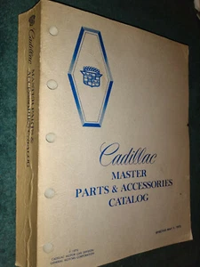1965 1970 1971 1973 Cadillac Master Parts catálogo/libro de piezas originales - Imagen 1 de 7
