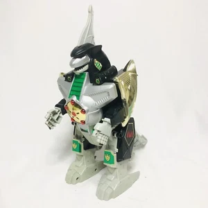 Bandai Mighty Morphin Power Rangers Deluxe Dragonzord 1993 incompleto funzionante - Foto 1 di 9