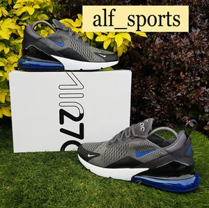 ❤ BNWB & Authentic Nike ® Air Max 270 Trainers in Iron Grey & Blue UK Size 10